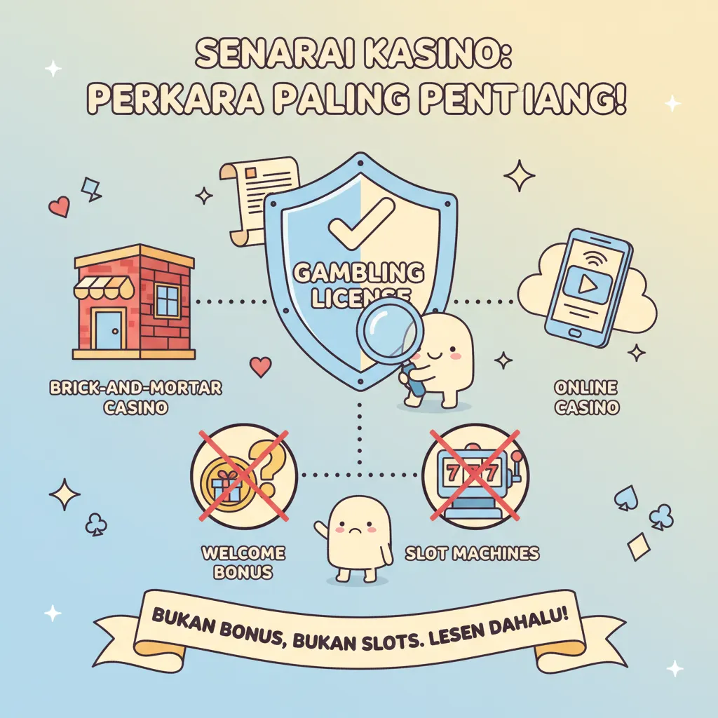 Senarai Kasino: Licensing and Responsible Gambling