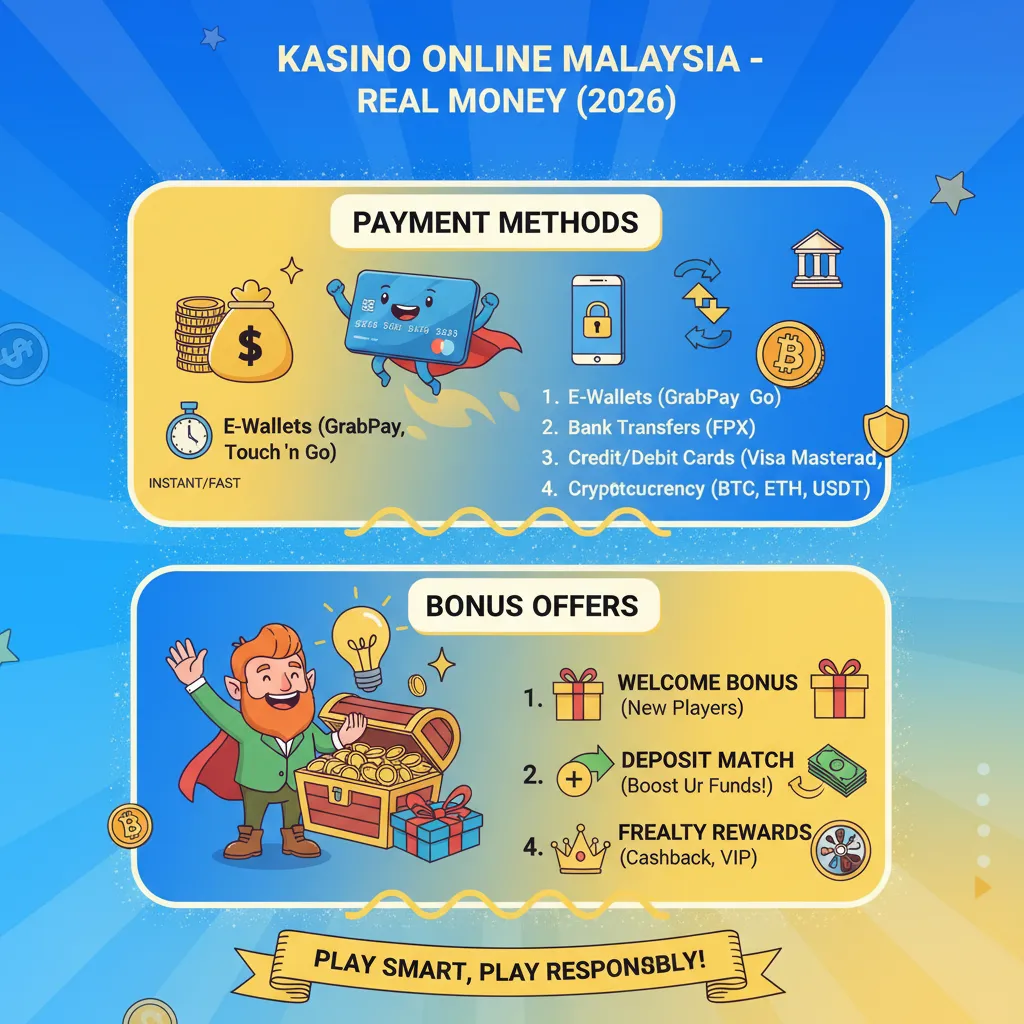 Real Money Online Casino: Payment Methods & Bonuses